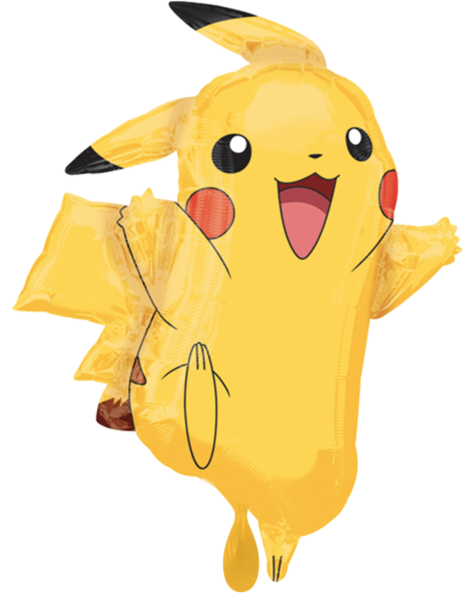 XL Folieballon Figur - Pokémon Pikachu - 78cm x 62cm
